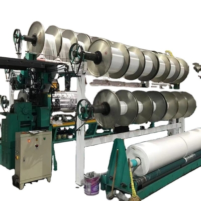 High speed sunshade net double needle bed raschel machine