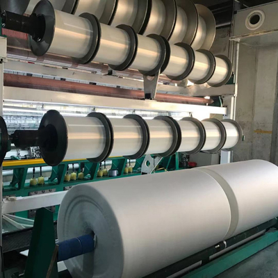 High speed sunshade net double needle bed raschel machine