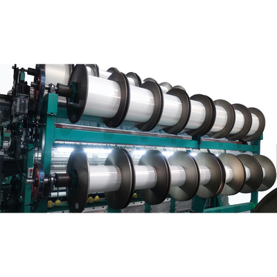 Numerical controlled blanket double needle bed raschel machine