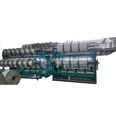Numerical controlled blanket double needle bed raschel machine