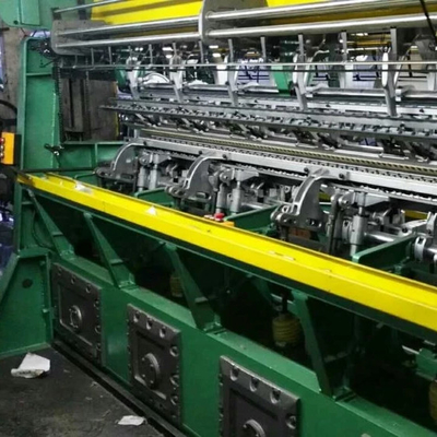 Chemical fiber mesh single needle bed machine