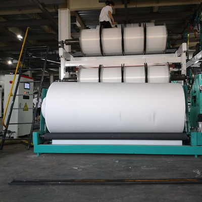 Plastic Mosquito Fishing Net Making Machine Double Needle Raschel Warp Knit