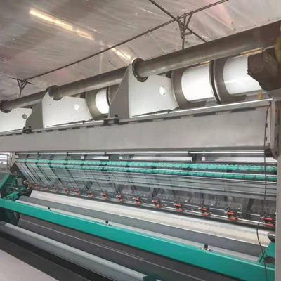 Geotextile πράσινη μηχανή κατασκευής δικτύου σκιάς πλέκοντας μηχανών 3bars στρεβλώσεων