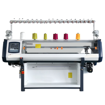 Computerized Sweater Collar Flat Knitting Machine with Double System