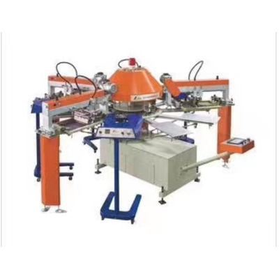 malzeme Tekstil baskı makinesi 8 renk 18 istasyon döner tişört baskı makinesi