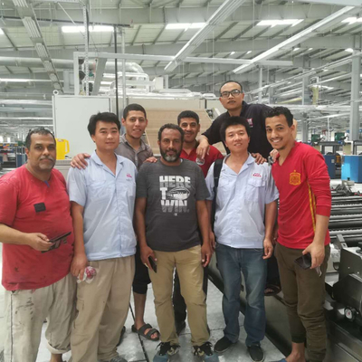 Otomatik Dijital 8 Renkli Tekstil Baskı Makinesi Döner Baskı Makinesi