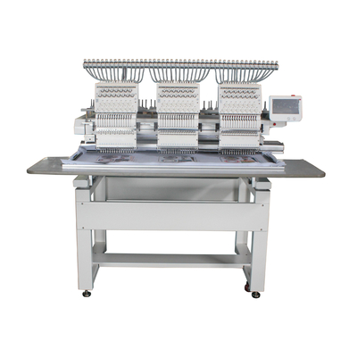 3 Head 15 Needles Computerised Sewing And Embroidery Machine For Clothes