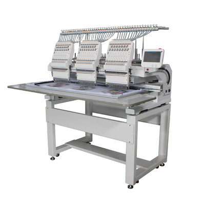 3 Head 15 Needles Computerised Sewing And Embroidery Machine For Clothes