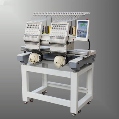 2 Two Head Computer Embroidery Machines Multi Needle Mini industrial