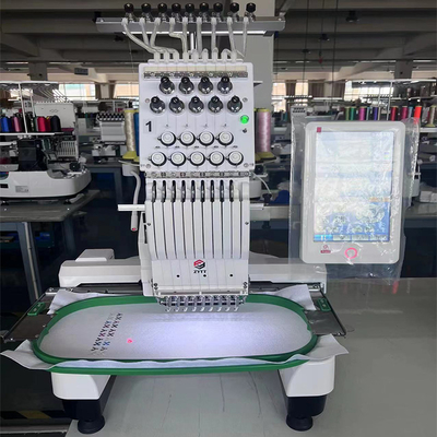 Máquina automatizada automática do bordado para a tela principal dos tampões das camisetas 4