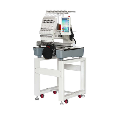 Single Head 15 Needle Embroidery Machines Hats And Shirts Commercial