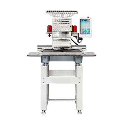 Single Head 15 Needle Embroidery Machines Hats And Shirts Commercial