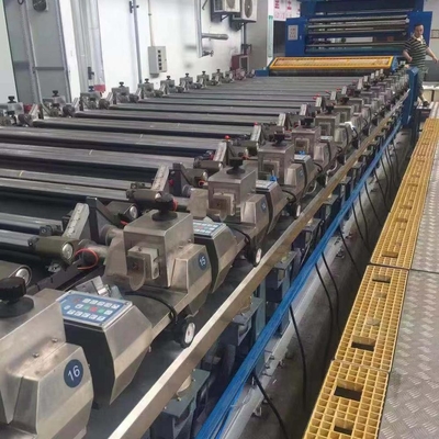 Impressora giratória automática Textile Fabric Machine da tela 10500x1800x1720mm