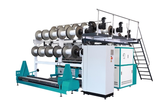 E28 Double Needle Bar Warp Knitting Machine Raschel For Shoes Fabrics 12mm