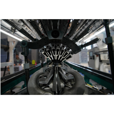 E28 Double Needle Bar Warp Knitting Machine Raschel For Shoes Fabrics 12mm